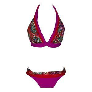 NWT Becca Beach Paisley Bikini Set Large